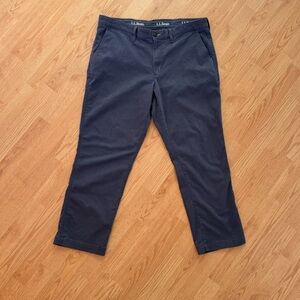 L.L. Bean Men's Dark Navy Field Chino 38x30